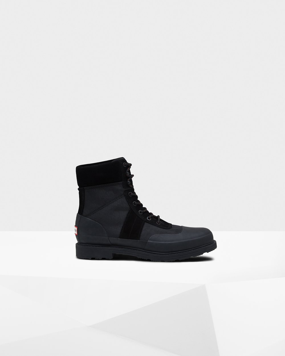 Mens Ankle Boots - Hunter Original Insulateds (75KUOBDIW) - Black